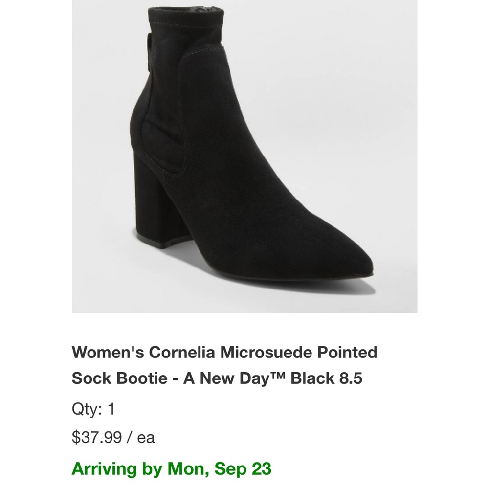 Ankle booties new without tags. Never worn